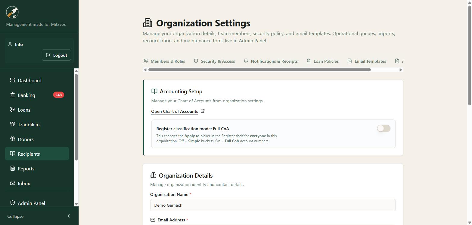 Chart of Accounts